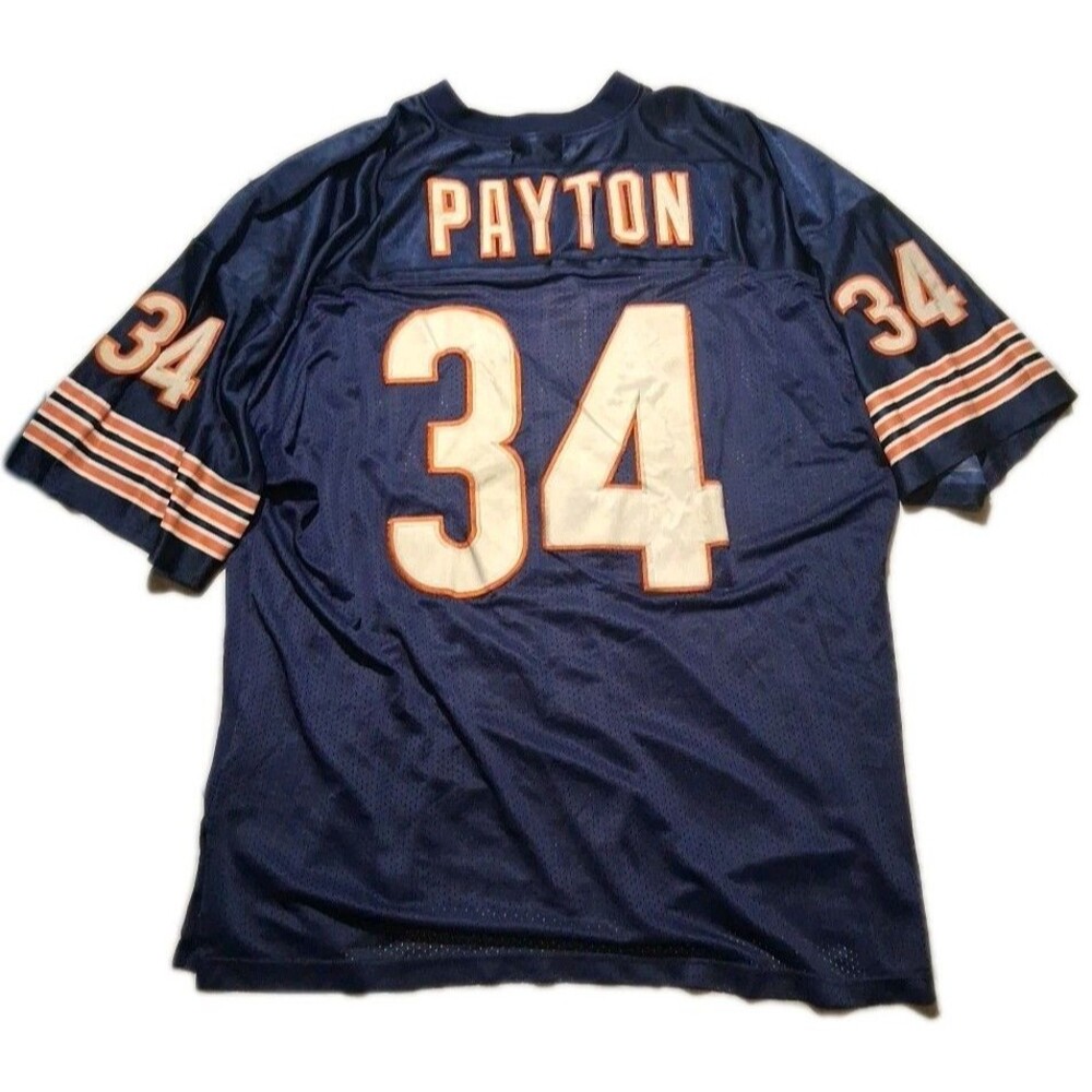 Mitchell Ness Walter Payton 34 Chicago Bears NFL Throwback Jersey Size 56